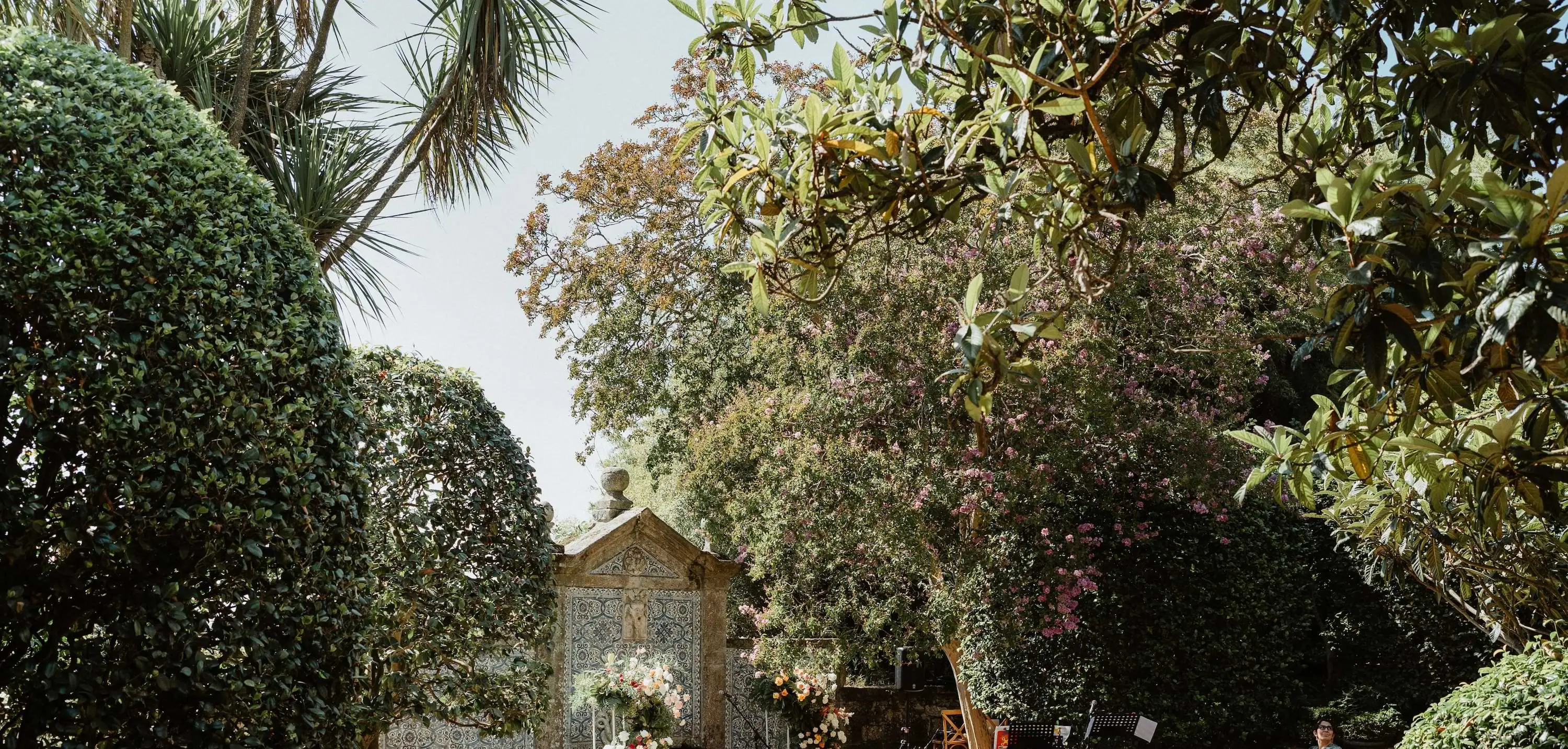 The gardens of Mosteiro de Landim